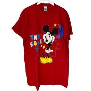 Mickey & Co Oversized Nightgown T Shirt Wanna Snuggle? - Adult One Size